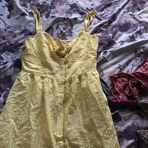 Size XL yellow striped Charlotte Russe dress